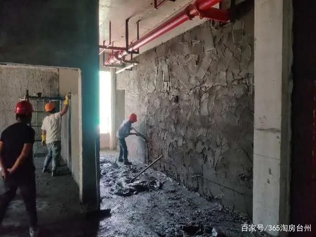 臺州市區多校工程建設最新動態 內外墻粉刷工程全面啟動